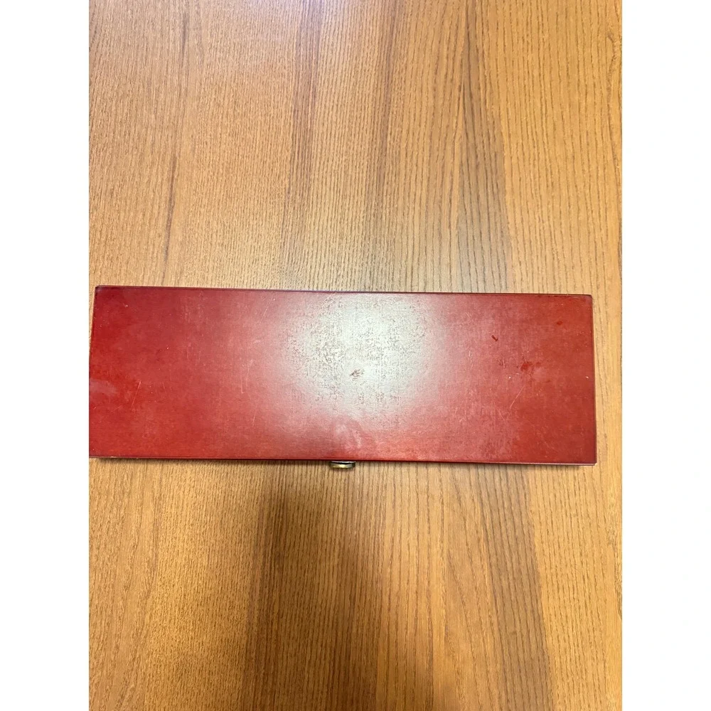 Vintage J.A. Henckels Wooden Knife Presentation Case Cherry Red Empty